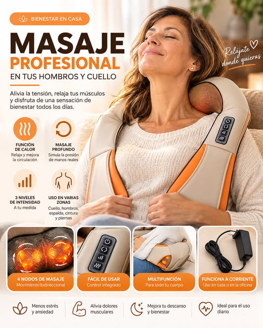 Masajeador Cervical Cuello y Hombros