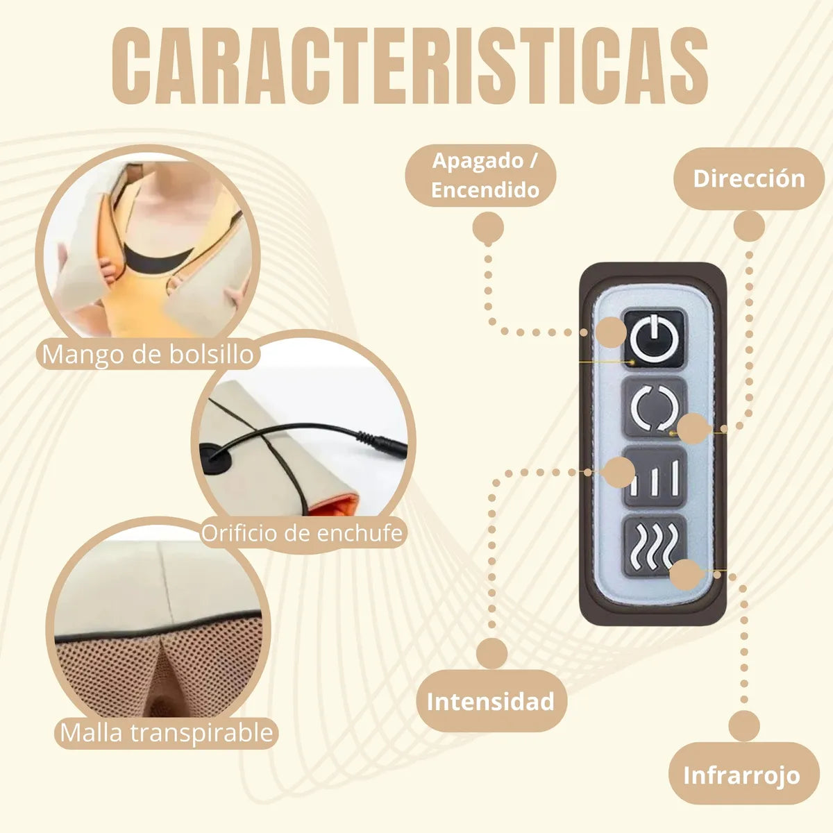 Masajeador Cervical Cuello y Hombros
